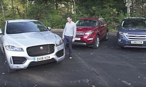 Jaguar F-Pace Wins Land Rover Discovery Sport, Ford Edge Comparison Review