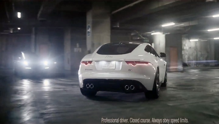 banned Jaguar F-Type Coupe commercial
