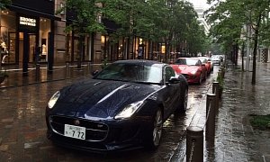 Jaguar F-Type Coupe Brings British Villains to Japan