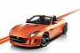 Jaguar F-Type Firesand with Design and Black Packs Showcased in LA