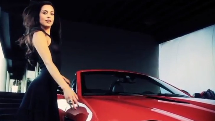 Jaguar F-Type and Playboy's Raquel Pomplun