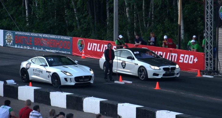 BMW M6 vs F-Type Coupe R