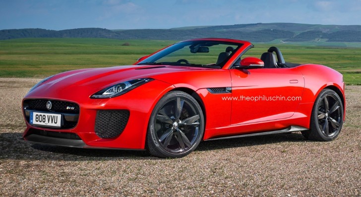 Jaguar F-TYpe RS rendering