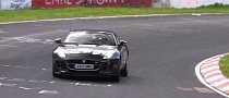 Jaguar F-Type S V6 Spied Lapping the Nurburgring with a Manual Gearbox