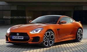Jaguar F-Type "Suzuki Swift" Face Swap Is Why We Need More Japanese Sports Cars