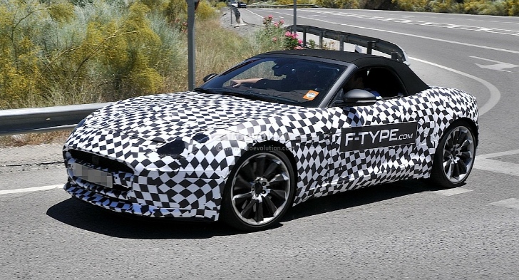 Jaguar F-Type R spyshots