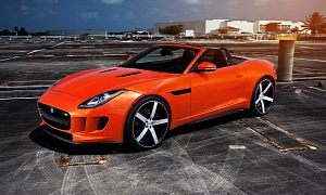 Jaguar F-Type V8 S Gets Vossen Wheels