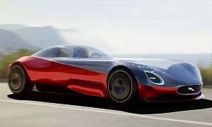 Jaguar G-Type Is an Unofficial, 50% Glass New Chapter of EV Flagship Grand Touring
