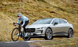 Jaguar I-Pace and Olympic Cyclist Complete “Everesting Challenge” on One Charge