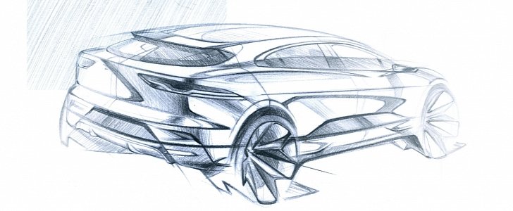Jaguar I-Pace design sketch