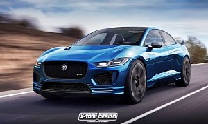 Speed-Frenzy Jaguar I-Pace R-S Rendering Is a Poke Aimed at Tesla