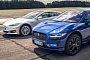 Jaguar I-Pace vs. Tesla Model S 75D Drag Race Is a Photo Finish