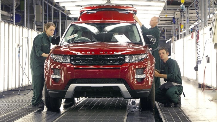 Range Rover Evoque production