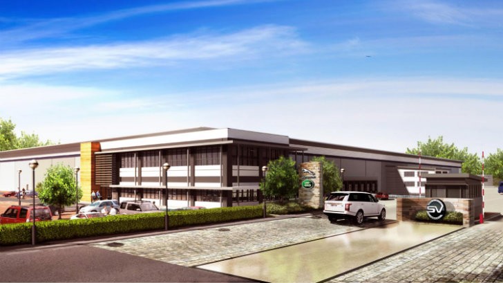 Artist's impression Special Vehicle Operations Technical Centre to be located in Ryton
