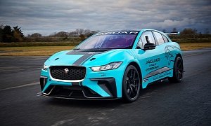 Jaguar to Introduce the I-Pace eTrophy Race Car to the Track in Berlin