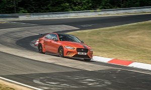 Jaguar XE SV Project 8 Betters Own Record At the Nurburgring With Blistering Lap