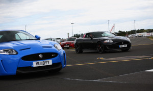 Jaguar XKR-S Participates in Race the Runway Charity Event