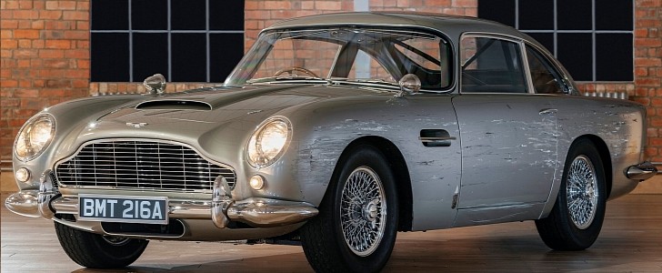 Aston Martin DB5 stunt car from "No Time to Die"