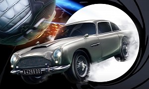 James Bond’s 1963 Aston Martin DB5 Learns to Play Soccer, Now in Rocket League