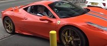 James May Gives Richard Hammond a Ride in His Rosso Dino Ferrari 458 Speciale