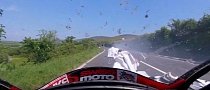 Jamie Cowton, Inches from Being Obliterated in Spectacular Isle of Man TT Crash