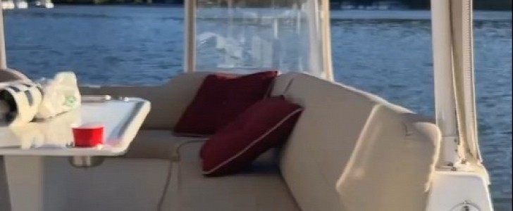 Jamie Foxx on ElectraCraft Boat