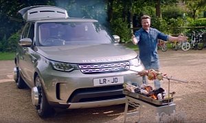 Jamie Oliver's Bespoke Land Rover Has a Toaster, Grill, Olive Oil Dispenser