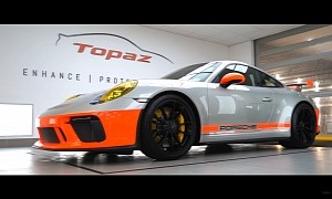 Jamiroquai's Jay Kay Goes Vintage TopazSkin Transformation on Porsche GT3