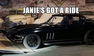 Janie's Black Knight Custom '65 Corvette Was the Real Star of the Grammys
