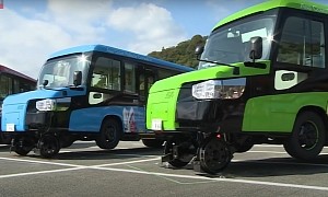 Japan Debuts the Cutest Dual-Mode Vehicle Ever, It’s Both a Minibus and a Train