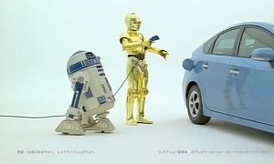 Japan: Star Wars Robots Promote Prius Plug-In