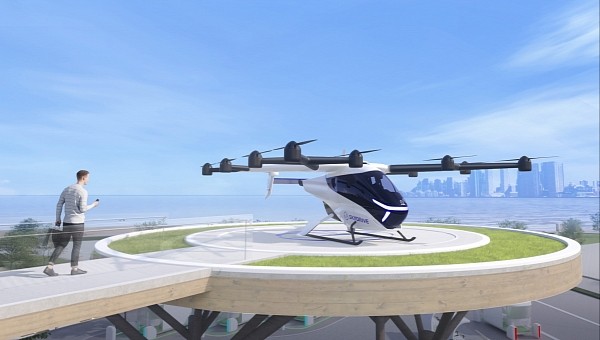 The SD-05 is a short-range air taxi in the course of certification in Japan