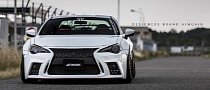 Japanese Kit Turns Toyota GT 86 into Lexus Lookalike with Spindle Grille