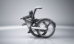 Japanese-Made, Folding E-Bike Has Only 57 Parts, It's Low Maintenance and Built to Last