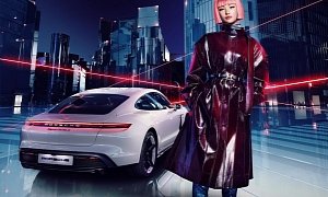 Japanese Model Imma (She's CGI) Gets a Porsche Taycan, Poses in Tokyo