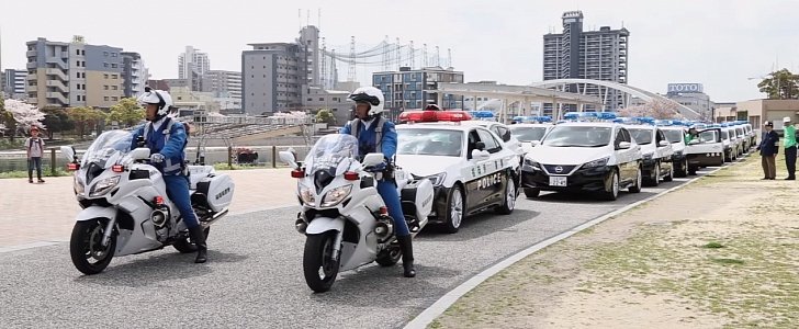 Japanese Police Nissan Leaf