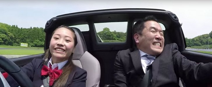 Japanese Schoolgirl Takes Honda Dealer for a Wild Ride in S660