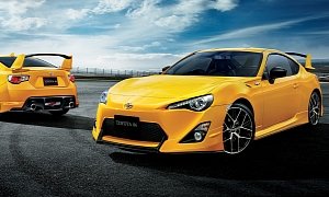 Japanese Toyota GT 86 Yellow Limited Edition is All About the Rear Spoiler
