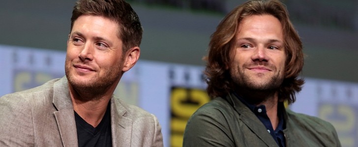 Jensen Ackles and Jared Padalecki represent Supernatural at Comic Con
