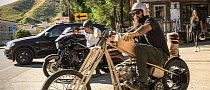 Jason Momoa and His ‘47 Harley Chopper Prove Social Distancing Is Best on a Hog