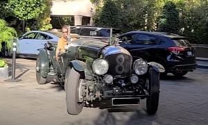 Jason Momoa Proves He's the Ultimate Cool Guy by Driving a Classic Bentley Convertible