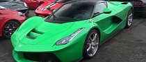 Jay Kay's Green LaFerrari Runs in "Secret" Electric Mode James May Doesn't Know