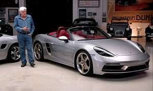 Jay Leno Celebrates 25 Years of Porsche Boxster by Driving His First One