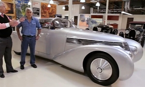 Jay Leno Checks Out Hispano-Suiza Dubonnet Xenia