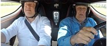 Jay Leno, Christian von Koenigsegg Take Turns at Manhandling the 1,341 HP One:1
