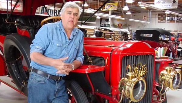 Jay Leno and his 1907 White steam car that caused him 3rd degree burns on the hands and face