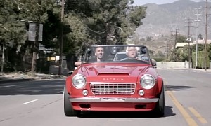 Jay Leno Drives a Datsun 1600 Roadster Restomod, Gets Nostalgic About His First Sports Car