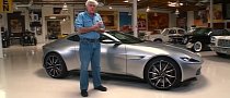 Jay Leno Drives Bond's New Car, the Aston Martin DB10