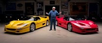 Jay Leno Drives One of the Rarest Ferrari F50s, Wants the Top To Come Down