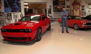 Jay Leno Drives the 2015 Dodge Challenger SRT Hellcat and He Loves It